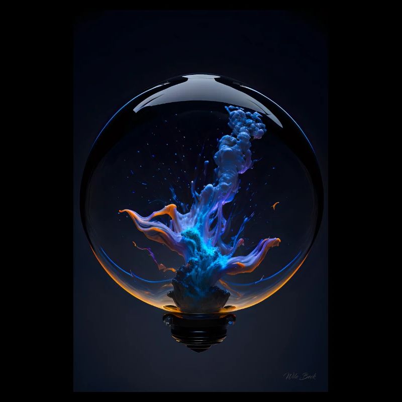 Clouds in a bubble plasma 1