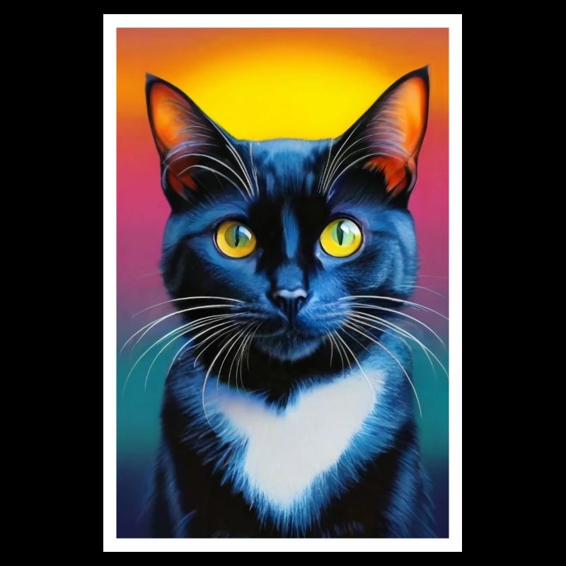 Chat mignon Pop Art Art moderne
