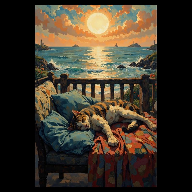 Belle image d’un chat au repos
