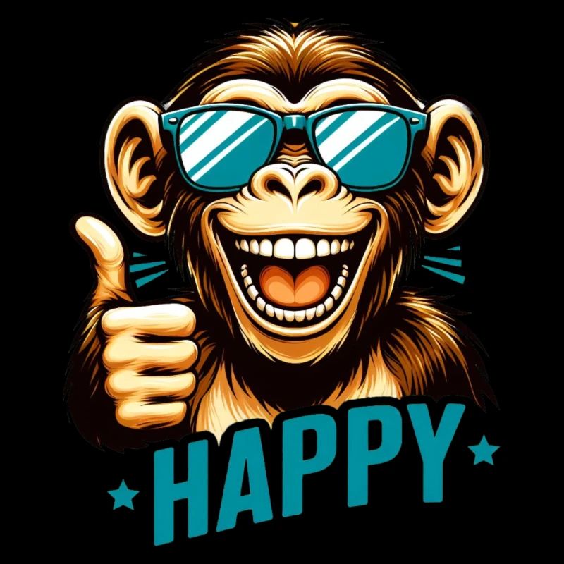 « Happy-go-Lucky Monkey : Le singe le plus cool de la jungle