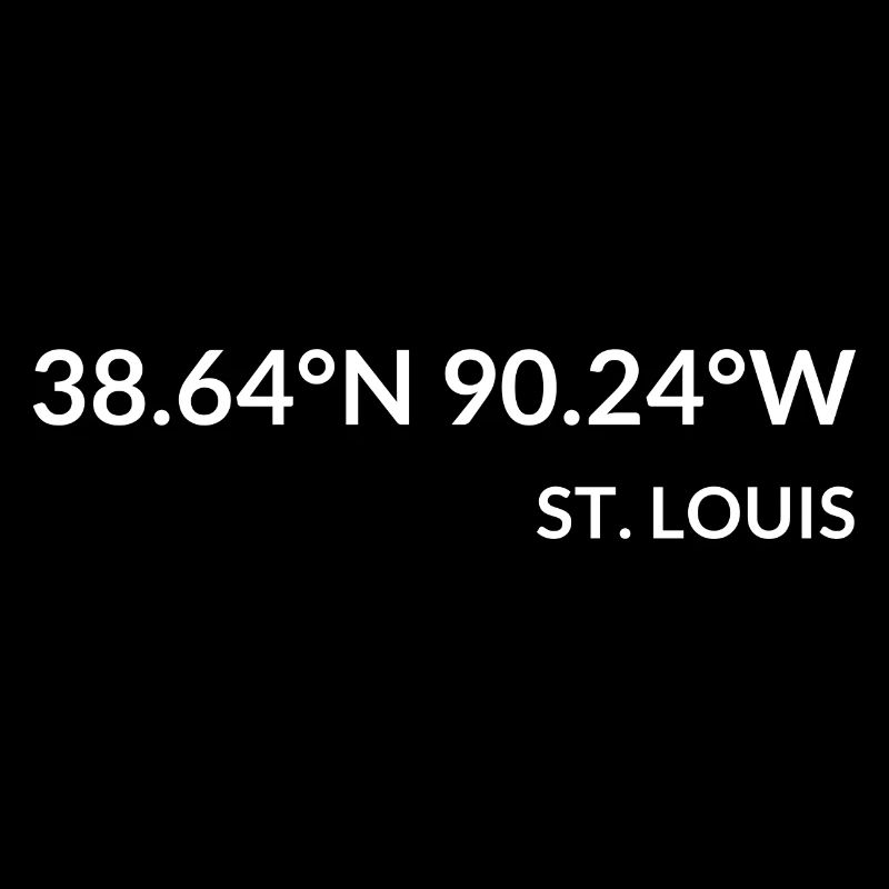 St. Louis, Missouri, USA Coordinates