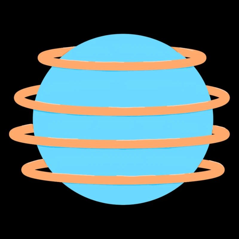 Retro orb simple design for art purists!
