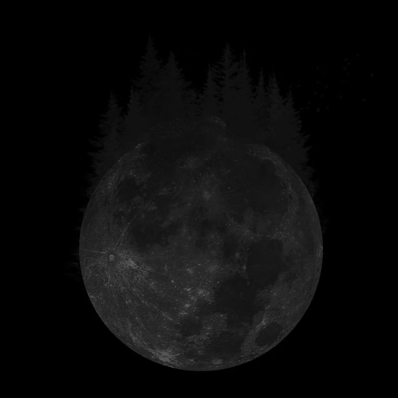 Forêt lune