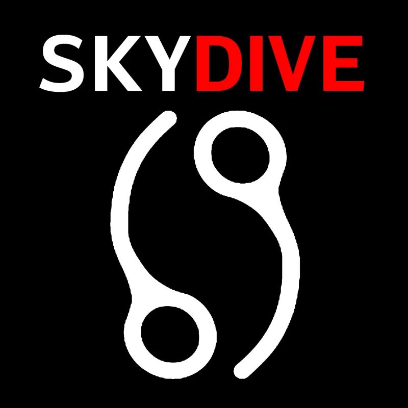 Skydive Pin 69 Blanc