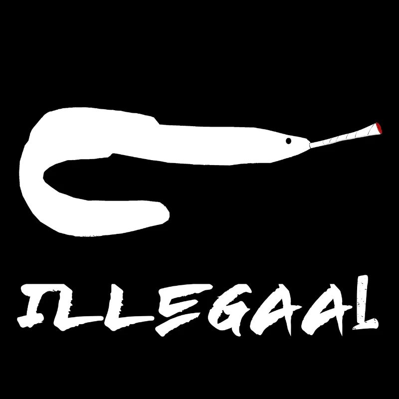 Illegaal Illegal All mit Joint Fisch Geschenke