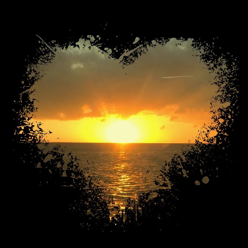 Sunrise splatter tache splash splash sun