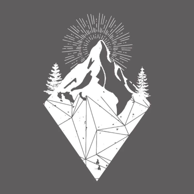 Wandern in den Bergen oder Klettern Geschenk
