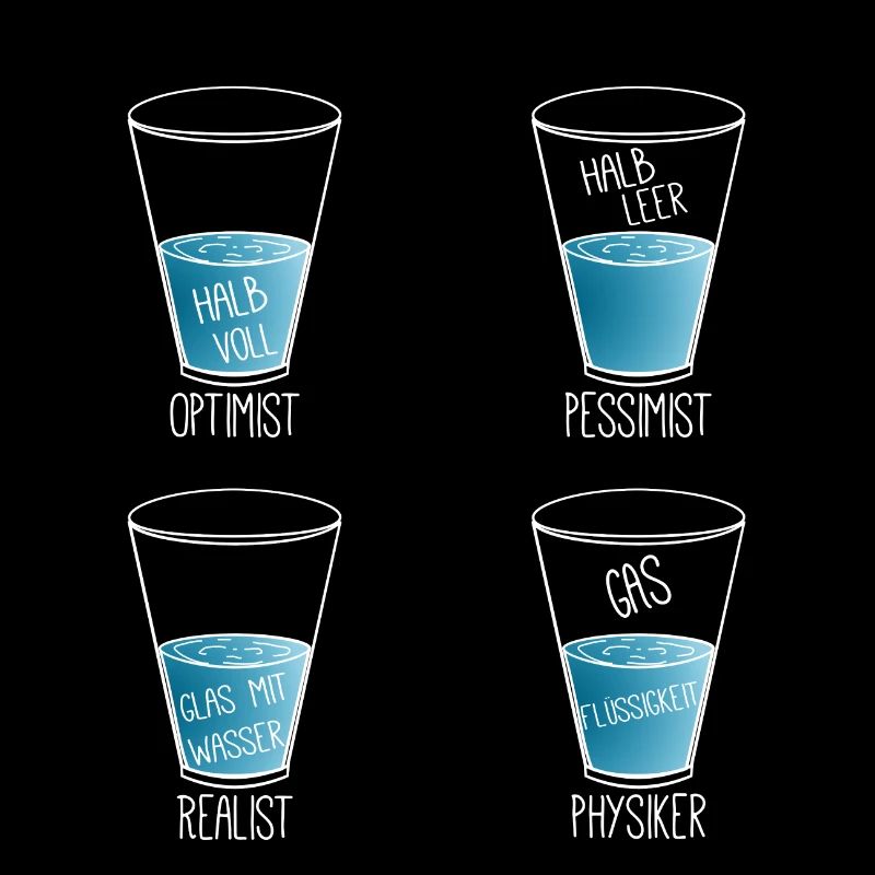 Water glass for physicist