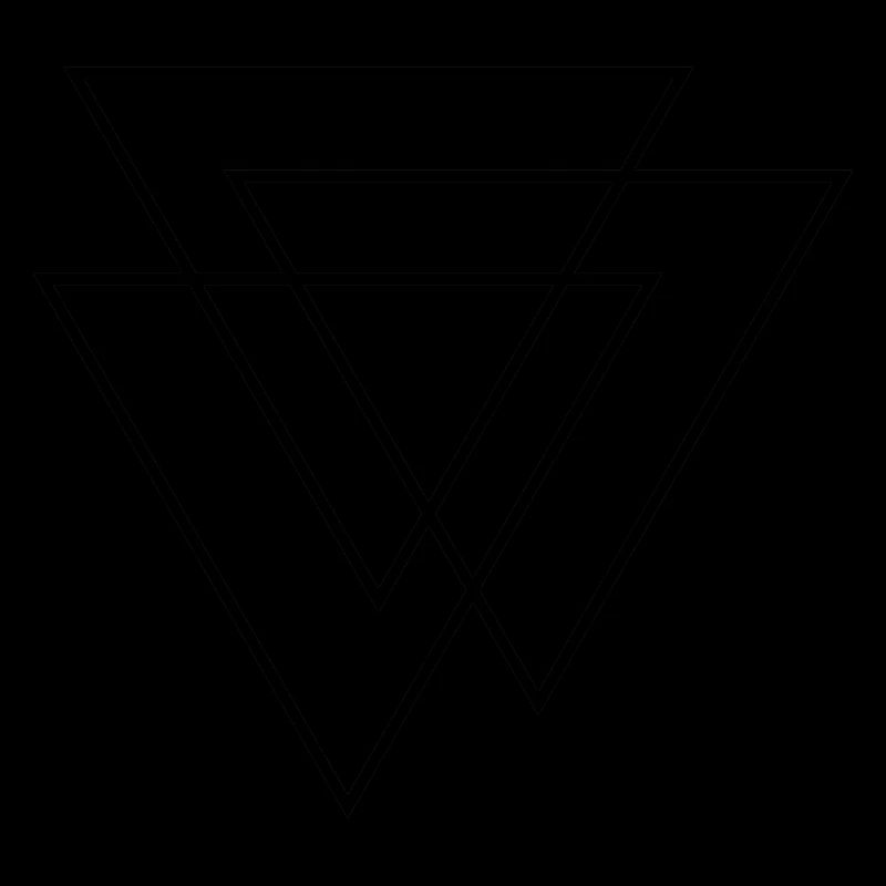 3D Triangles - Three Triangles - Three Triangles Design