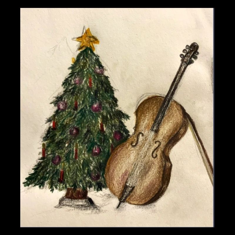 Weihnachtsmusik am Baum