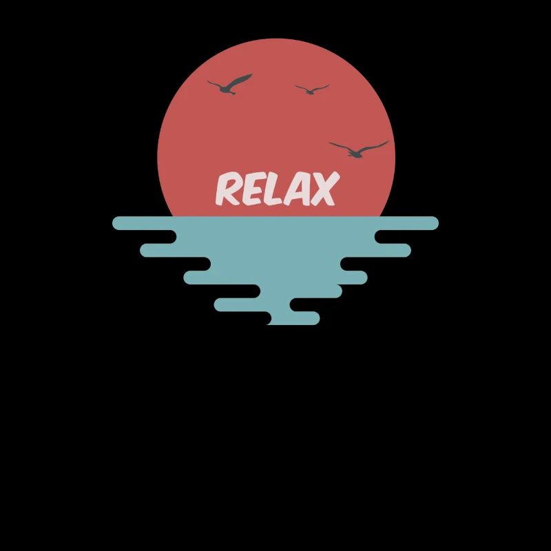 Relax sunset sea