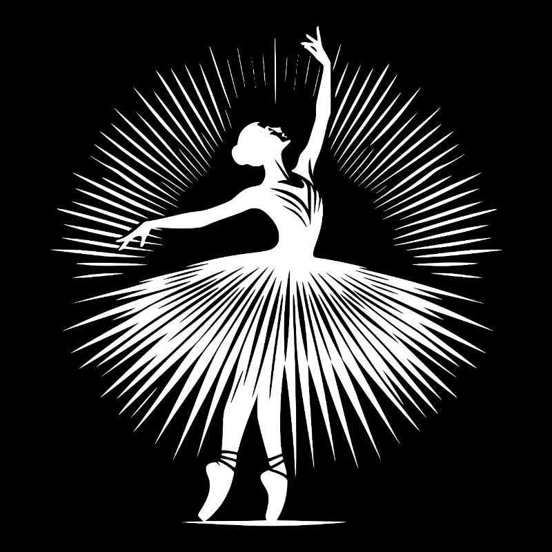 Ballerine gracieuse dans une pose de danse parfaite