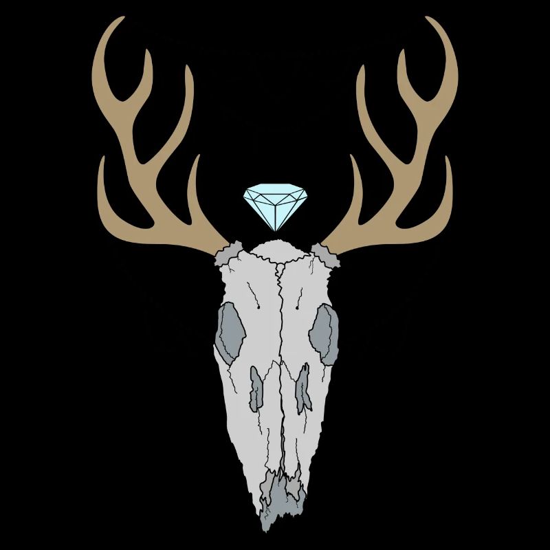 crâne Stag