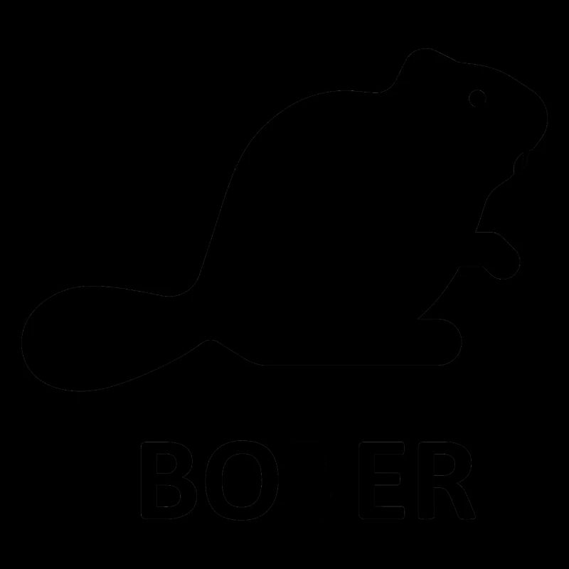 Bober Biber schwarz