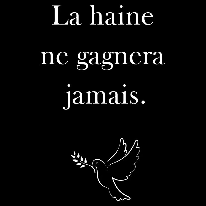 "Hate will never win"