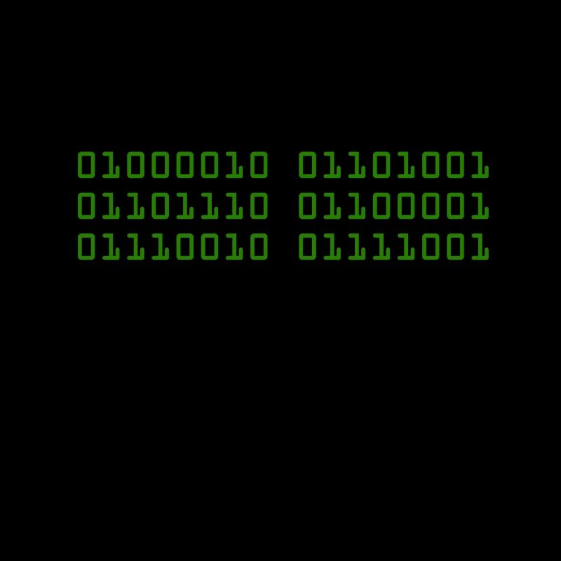 Binary system programmer computer science nerd