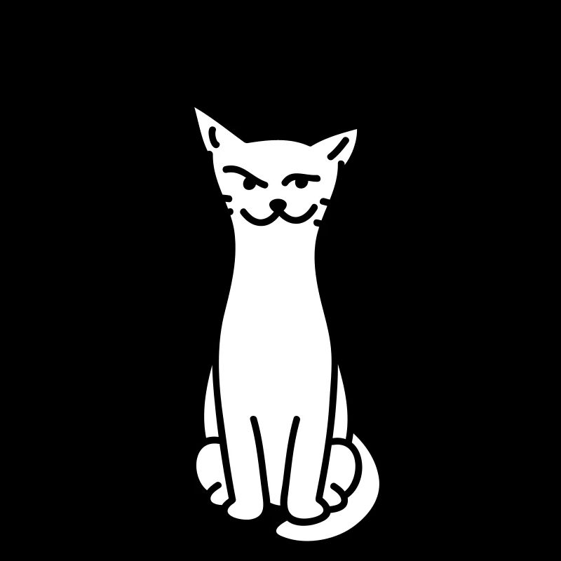 Schnurrende Katze