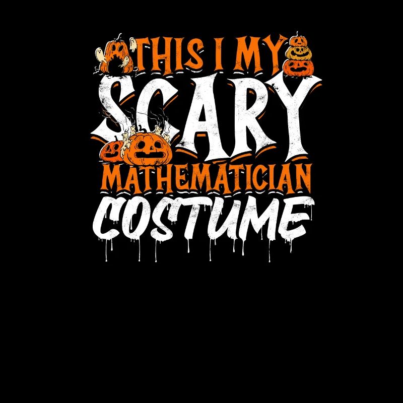 C’est mon costume de mathématicien effrayant -