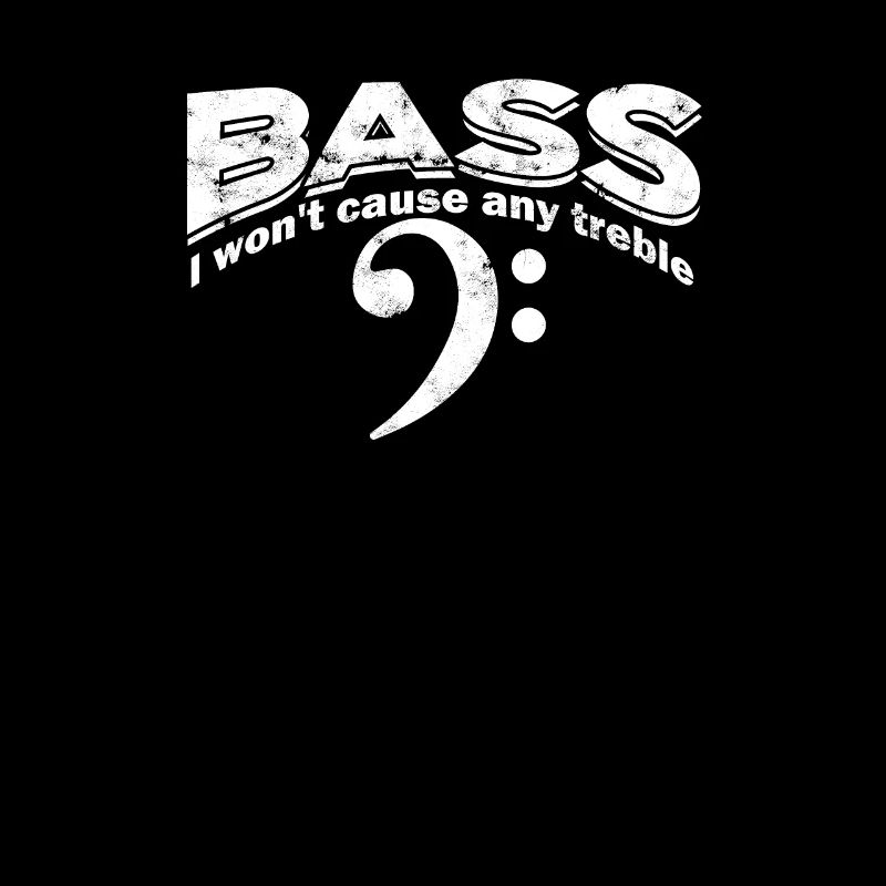 Basse Je ne causerai pas d’aigus - clef de basse