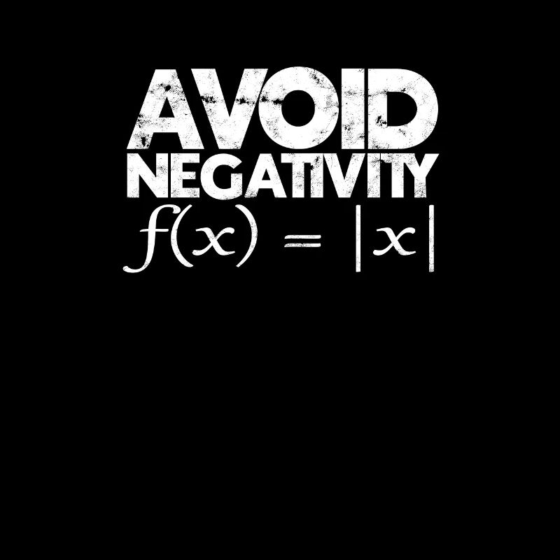 Avoid negativity - numbers