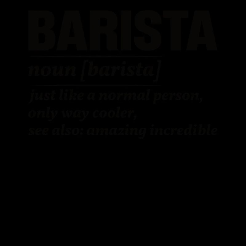 Stolzer Barista Beruf Kaffee Catering Espresso