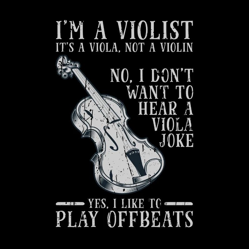 Je suis altiste C’est un alto pas un violon Non I