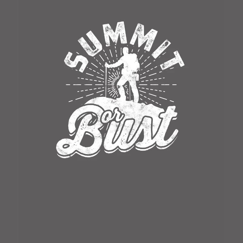 Gipfel oder Büste - Bergsteigen