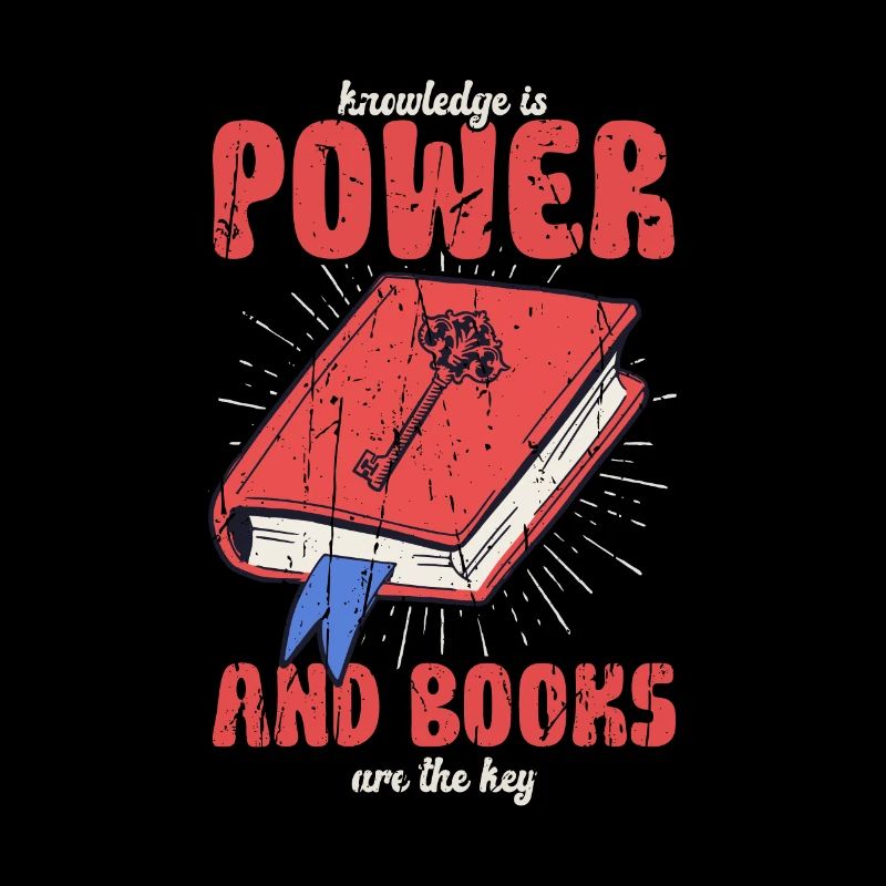 Knowledge is power, and books are the key - Book