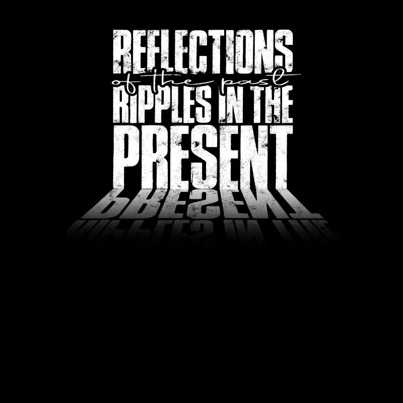 Reflets du passé, ondulations dans le présent -