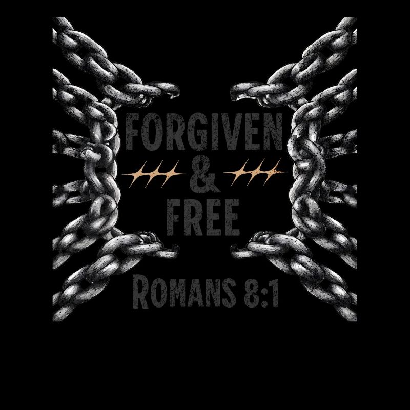 Forgiven and Free Romans 8:1 Broken Chains