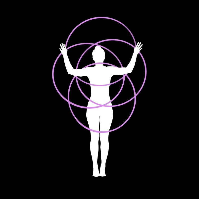 Hulahoop Silhouette