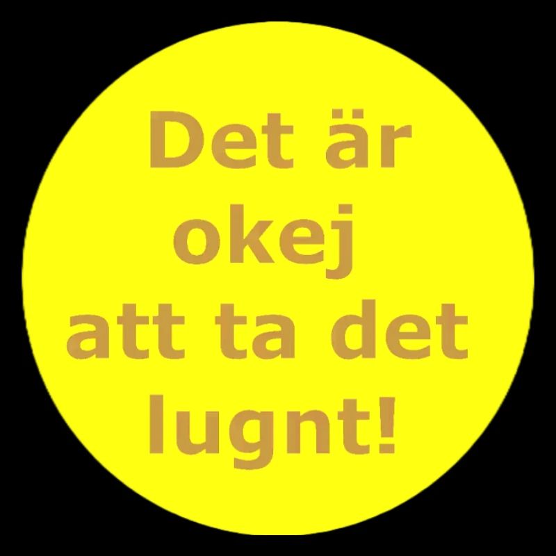 C’est normal de se reposer ! (Cercle jaune)