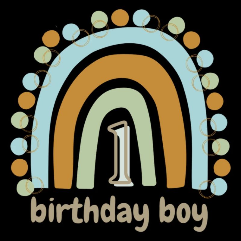 Birthday Boy 1 Regenbogen