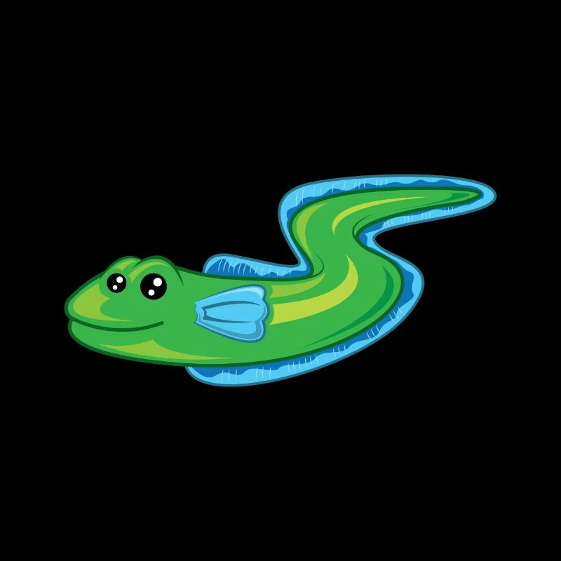 Dessin animé anguille