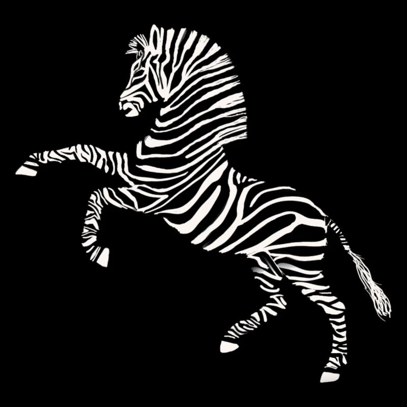 Wild zebra