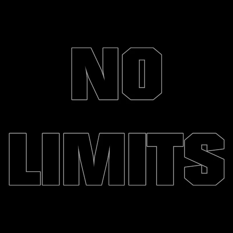 Mindset & Motivations Sprüche: No Limits