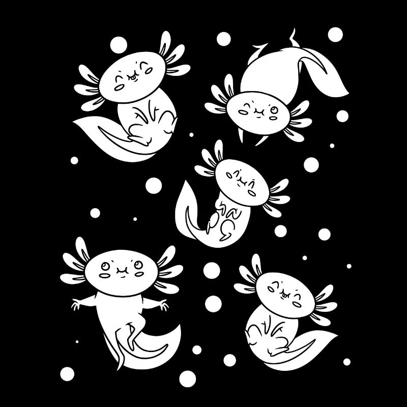 Axolotl Many Axolotls Cute Axolotls
