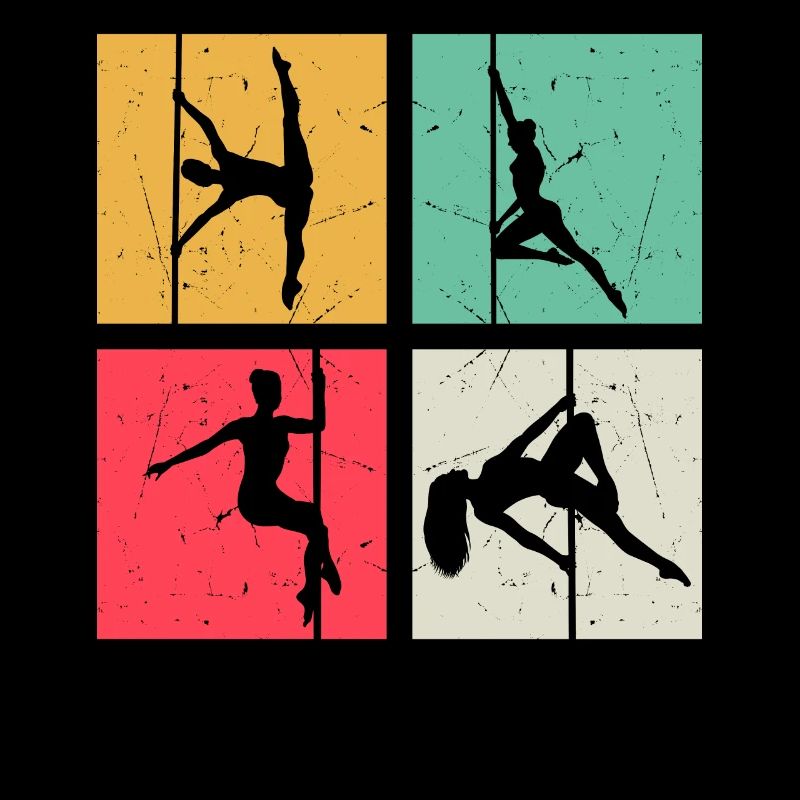 Pole Dance Silhouette - Pole Dancer Pole Dancing
