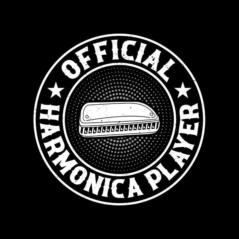 Official Harmonica Player Harmonica Lover Harmonic