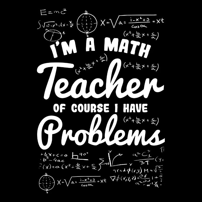 Professeur de maths de maths de professeur cadeau
