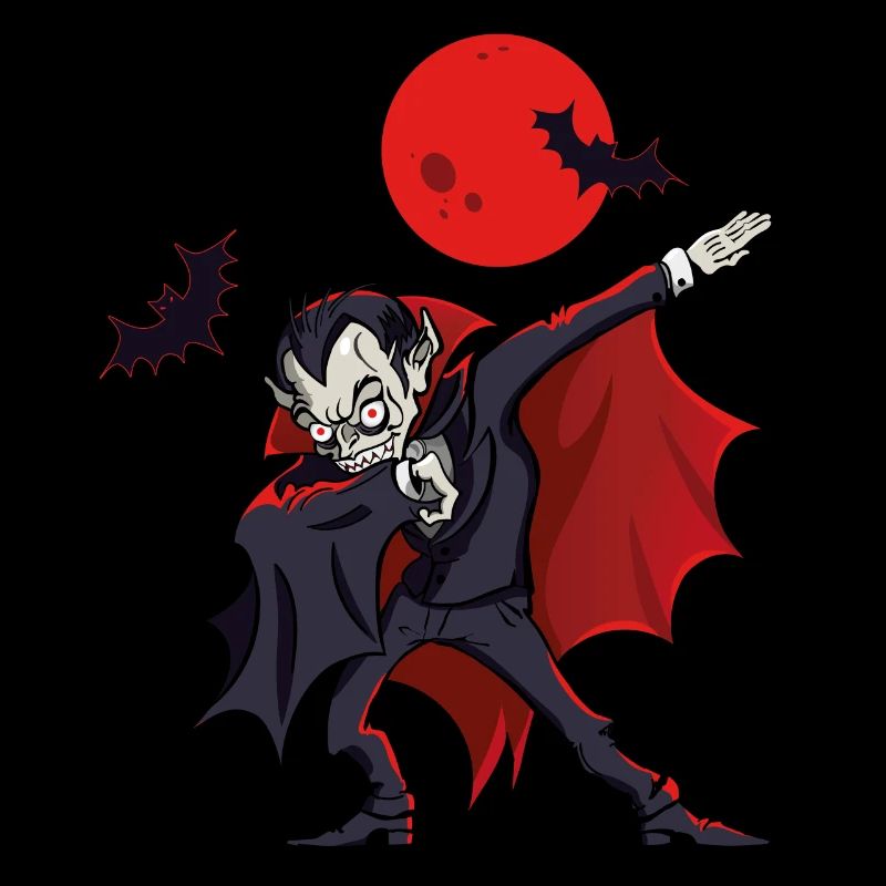 Halloween costume dabbing dab meme conception de vampire