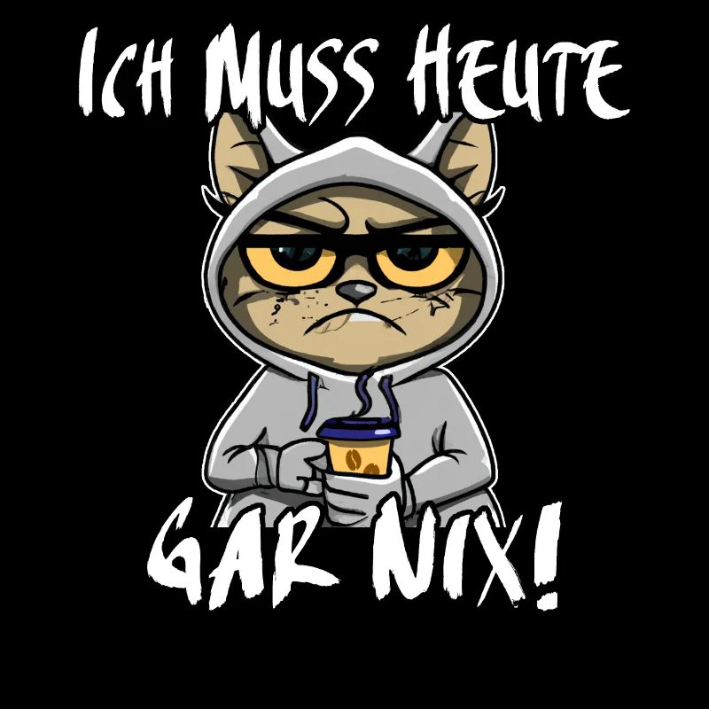 Katze Ich Muss Gar Nix
