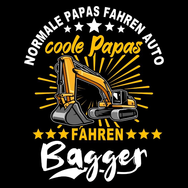 Baggerfahrer Papa Baggerführer