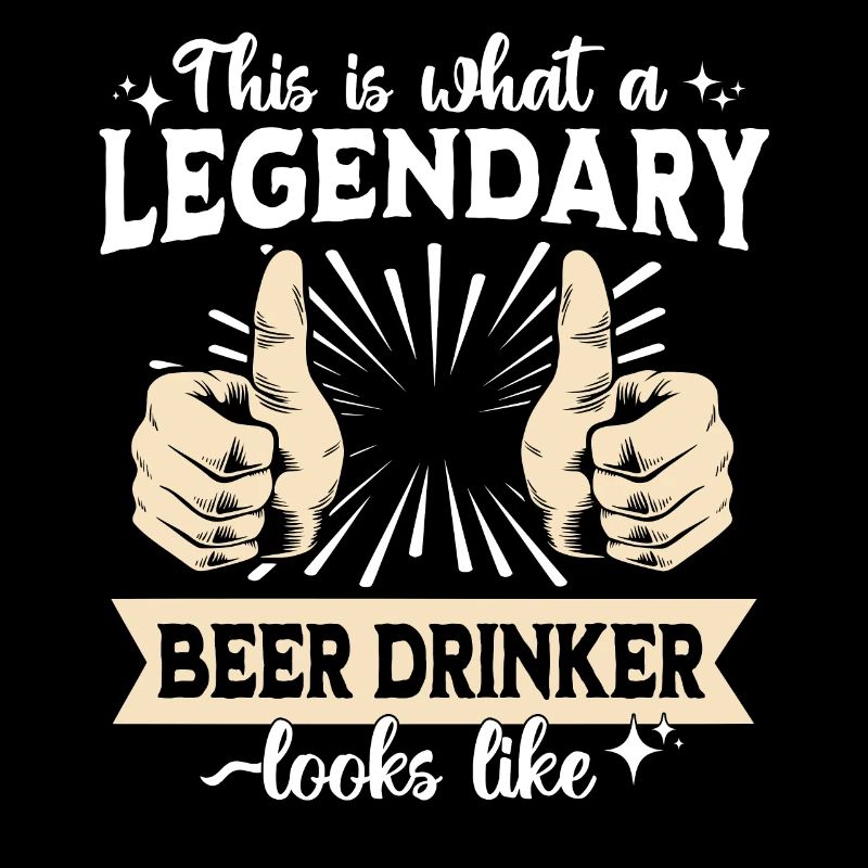 Legendärer Biertrinker
