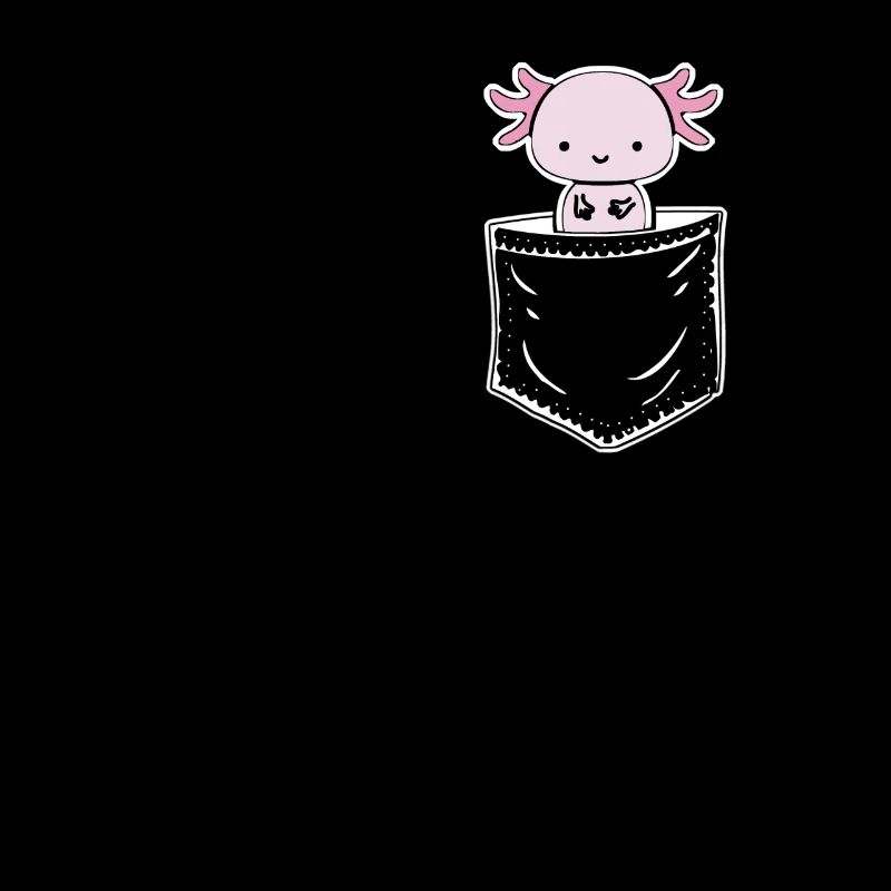 Axolotl vous regarde - poisson marchant Axolotl