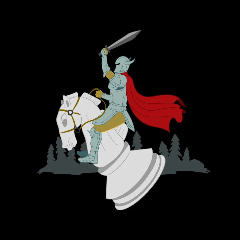 Cadeau de cavalier d'échecs de chevalier d'échecs