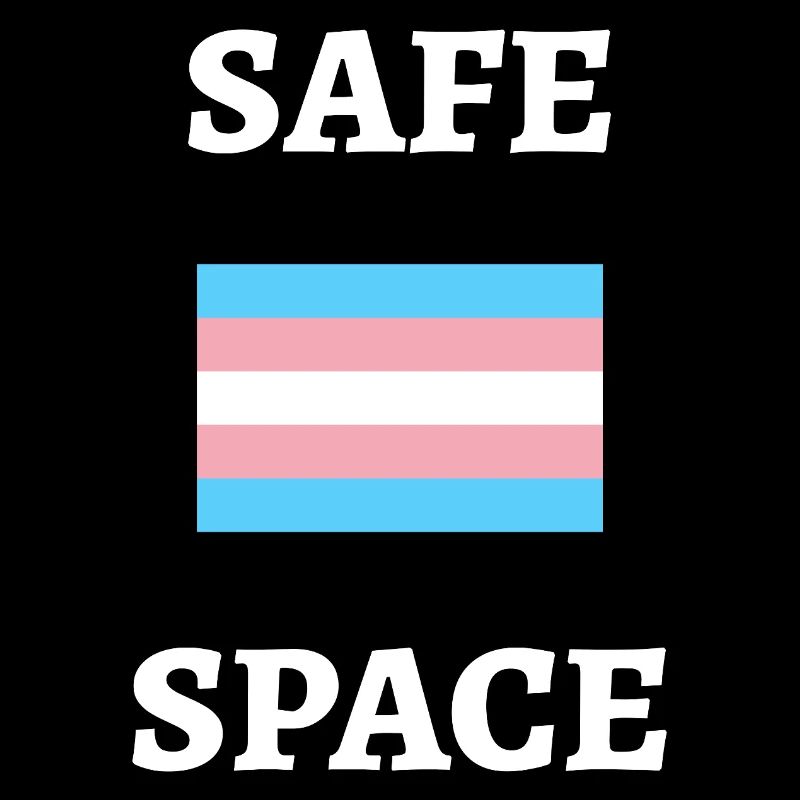 DRAPEAU TRANS SAFE SPACE