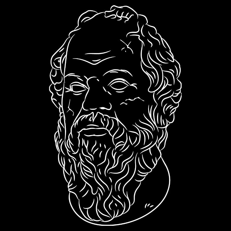 Bust of Greek philosopher