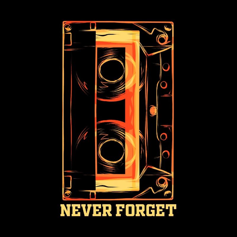 Never Forget Audio Cassette Tape