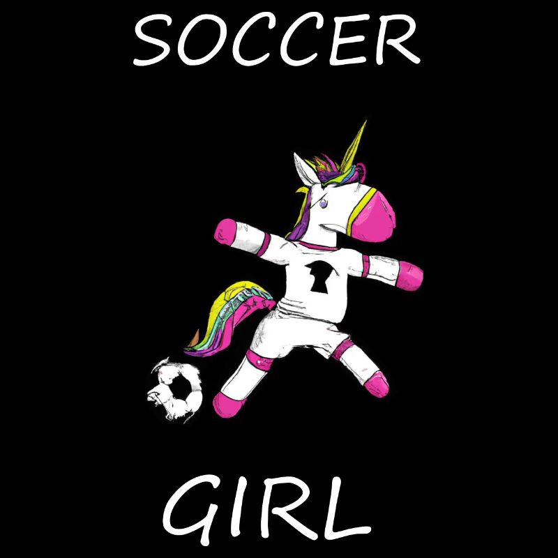 Fußball Einhorn Spruch Mädchen